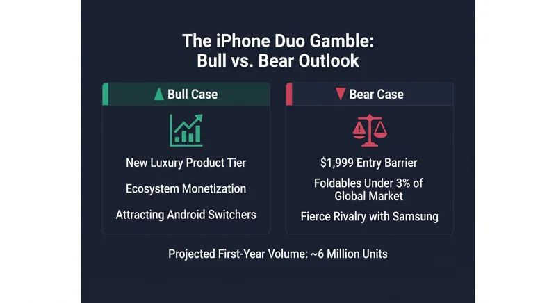 Meet the $1,999 iPhone Duo: Why Apple’s First Foldable is a Massive Gamble for New CEO John Ternus - تفاصيل إضافية