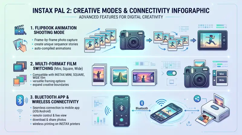 Fujifilm Instax Pal 2 Revealed: The Tiny Digicam Gets a Massive Retro Makeover - تفاصيل إضافية