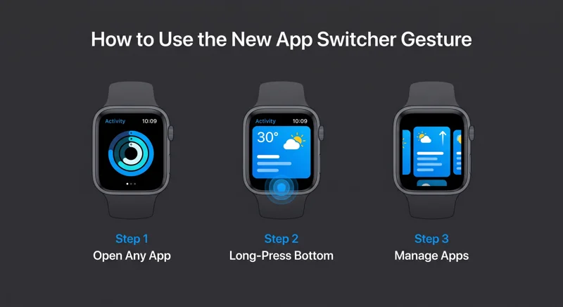 Miss the Apple Watch App Switcher? watchOS 27.2 Brings It Back With a Brand New Gesture - تفاصيل إضافية