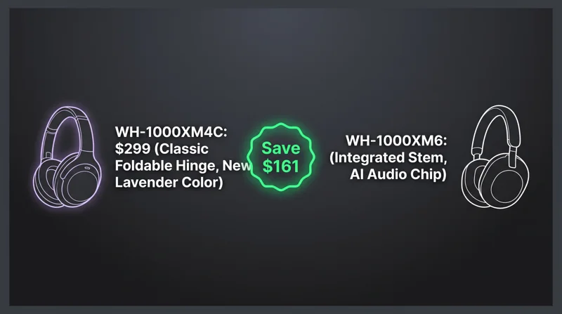 The Legend Returns: Sony Reboots Its Iconic WH-1000XM4 for Just $299 With Modern Upgrades! - تفاصيل إضافية