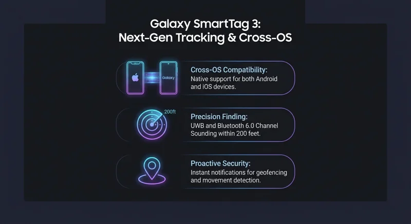 Forget AirTags: Samsung’s New $30 Galaxy SmartTag 3 Works With iPhones and Lasts 790 Days - تفاصيل إضافية