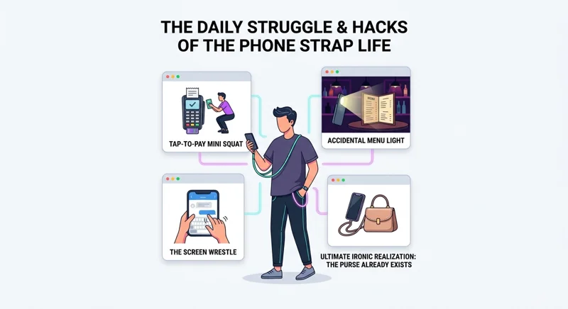 I Tried the Viral Crossbody Phone Strap Trend: Here is the Hilarious Honest Truth - تفاصيل إضافية