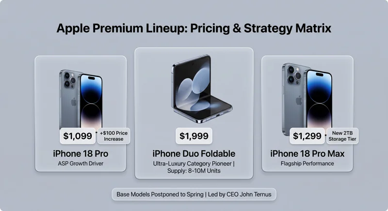 Wall Street Clashes Over Apple's $1,999 Foldable iPhone Duo: Genius Move or 