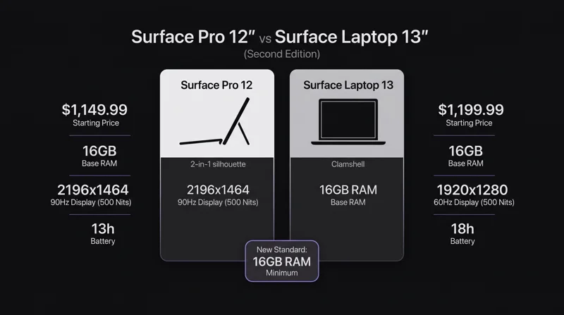 Microsoft’s Snapdragon X2 Plus Surface Refresh Is Here: Epic Battery Boosts, But Brace for 'RAMageddon' Prices - تفاصيل إضافية