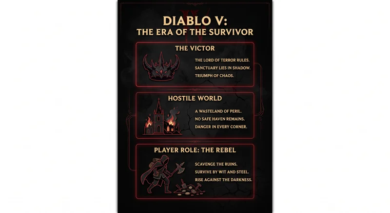 Diablo V Revealed for Spring 2029: Sanctuary Has Fallen and the Lord of Terror Finally Won - تفاصيل إضافية