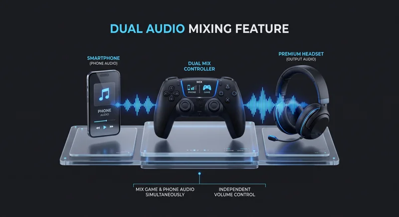 This New $230 PS5 Controller Features a Built-In Screen and Mixes Your Phone Audio With Gameplay