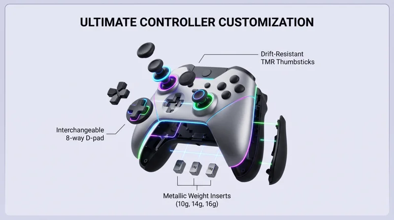 This New $230 PS5 Controller Features a Built-In Screen and Mixes Your Phone Audio With Gameplay - تفاصيل إضافية